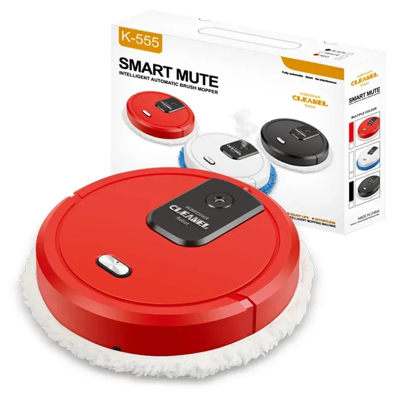 Robot Aspirador Inteligente con Fregona, Húmedo y Seco, con Humidificador