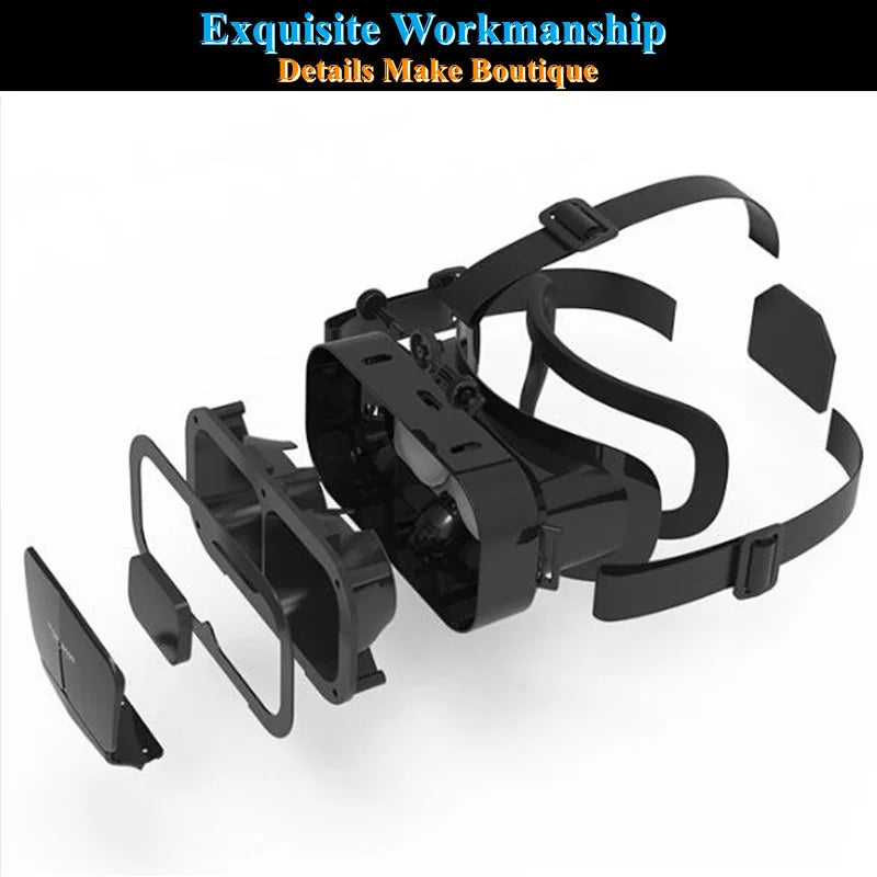 Shinecon Viar gafas de realidad Virtual VR auriculares dispositivo 3D casco gafas lentes para teléfono inteligente juego celular conjunto móvil