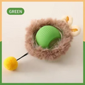 Juguete interactivo de pelota para gatos, bola rodante automática con cola, juguete interactivo inteligente recargable para mascotas, juguete inteligente para gatos