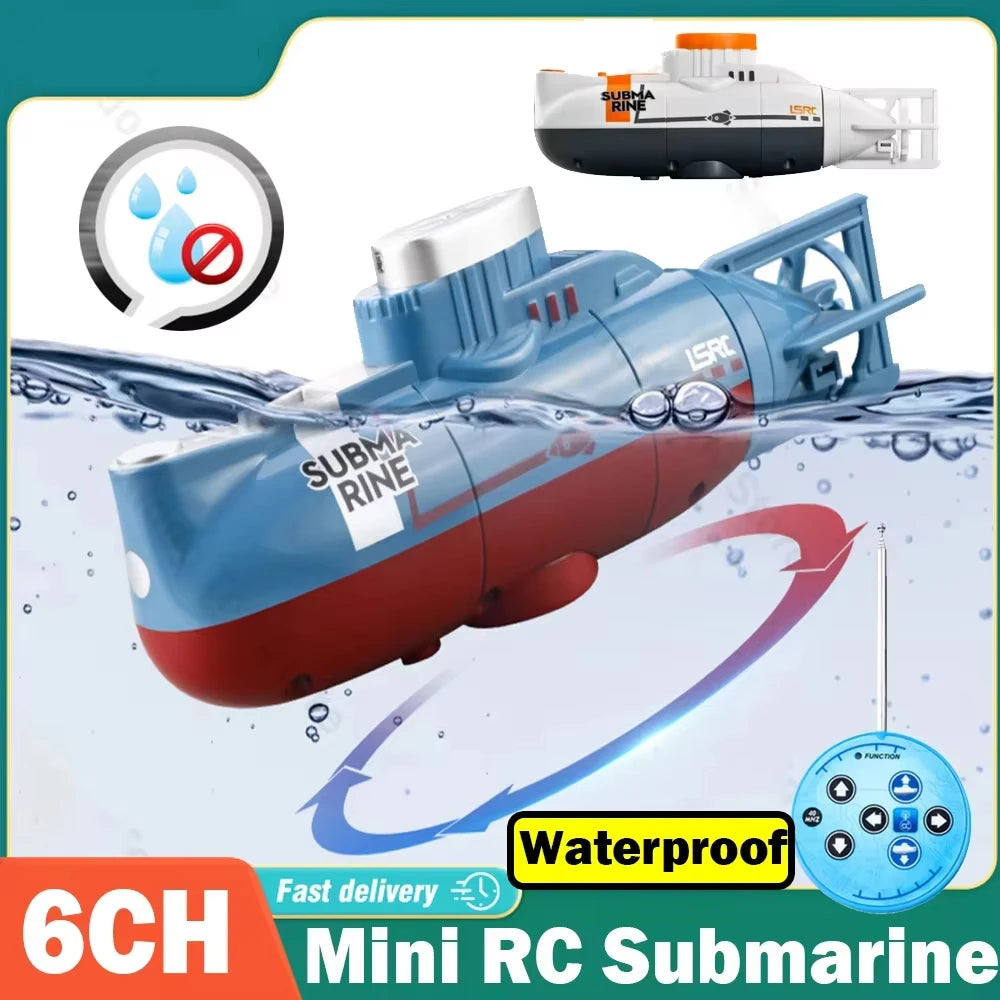 Submarino Teledirigido RC Mini Eléctrico Juguete para Niños