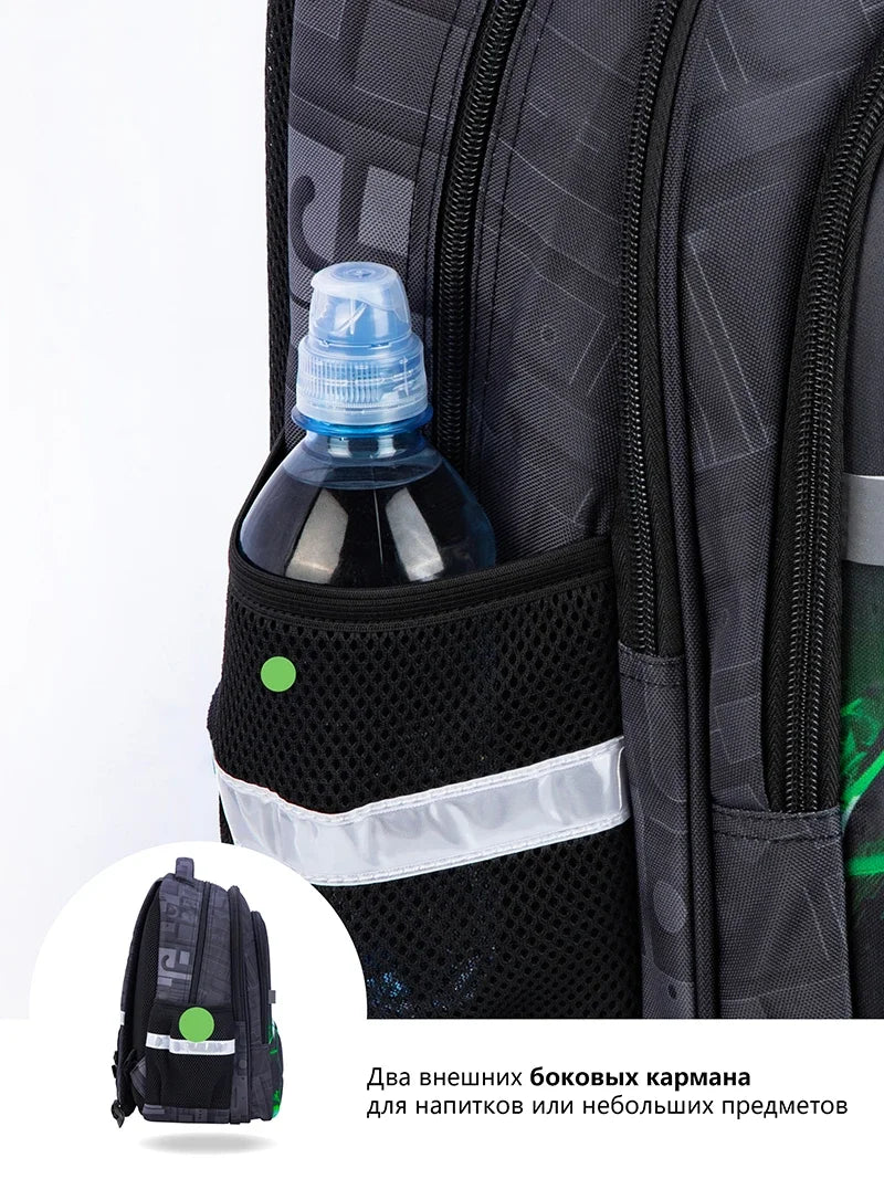 Mochilas escolares de dibujos animados para niños, mochila ortopédica para niños de 1 a 2 grados, mochilas escolares para estudiantes, nueva marca rusa