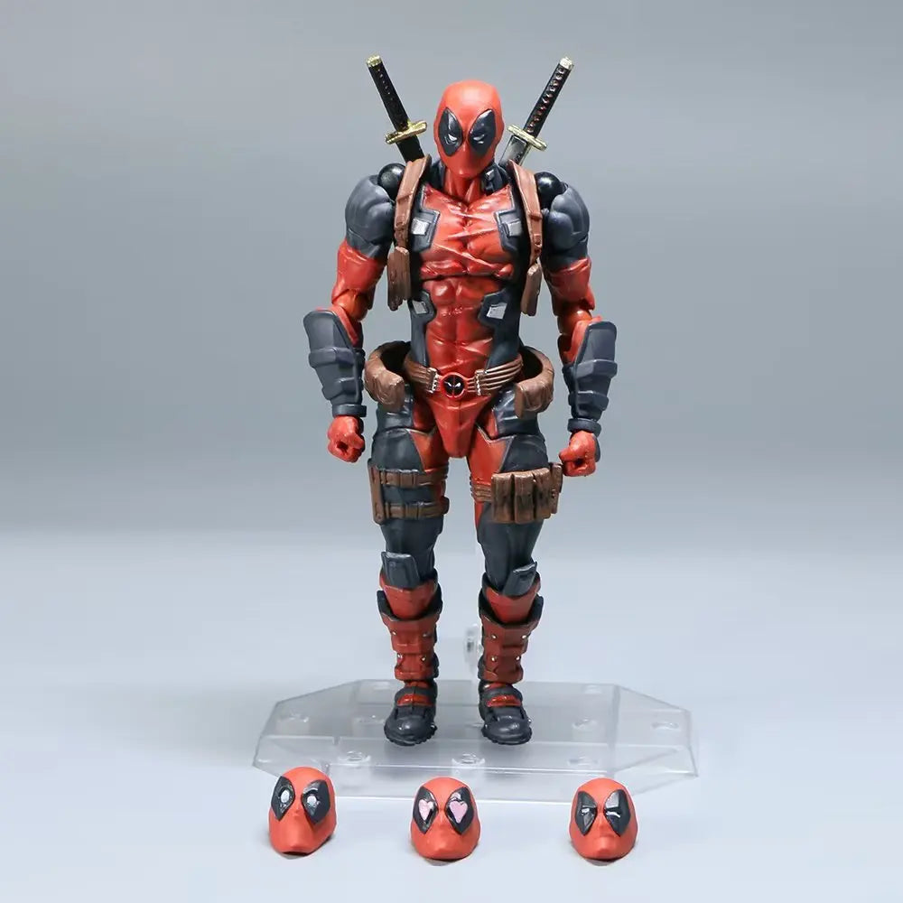 INCREDIBLE YAMAGUCHI Deadpool & Wolverine 2,0 figura de acción gris mutantes articulación móvil KAIYODO Wade modelo película juguetes para niños regalo
