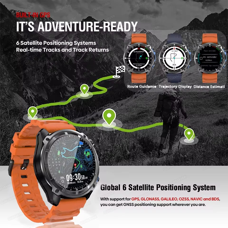 T-Rex3 Reloj Inteligente Militar GPS 10ATM