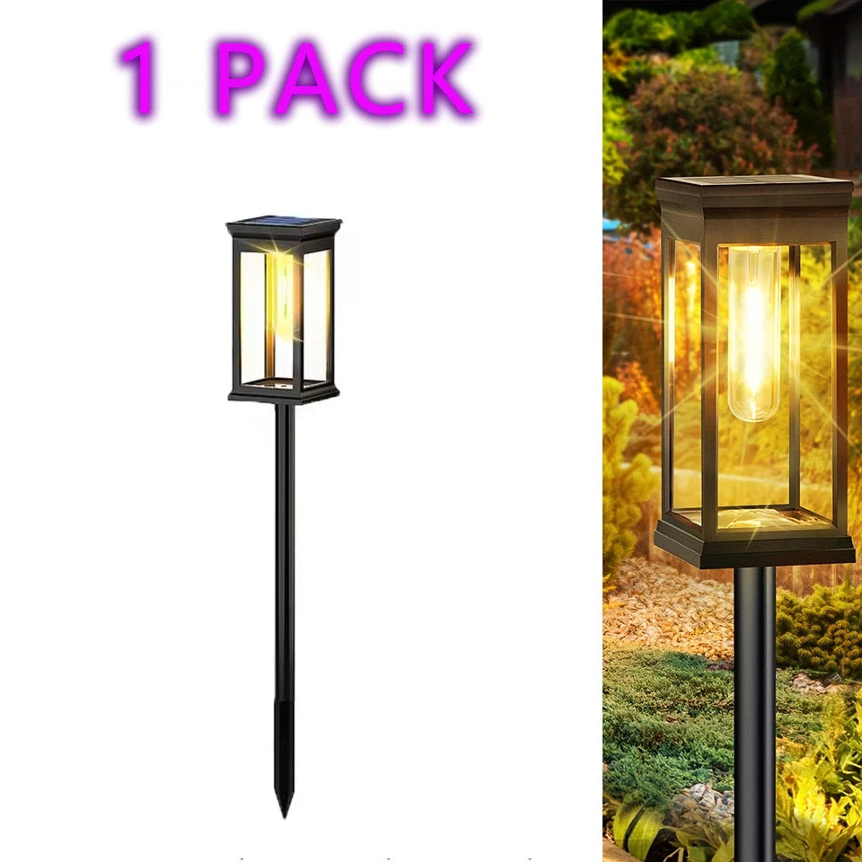 Luces Solares de Camino para Jardín Impermeables IP65, Pack de 1 a 6