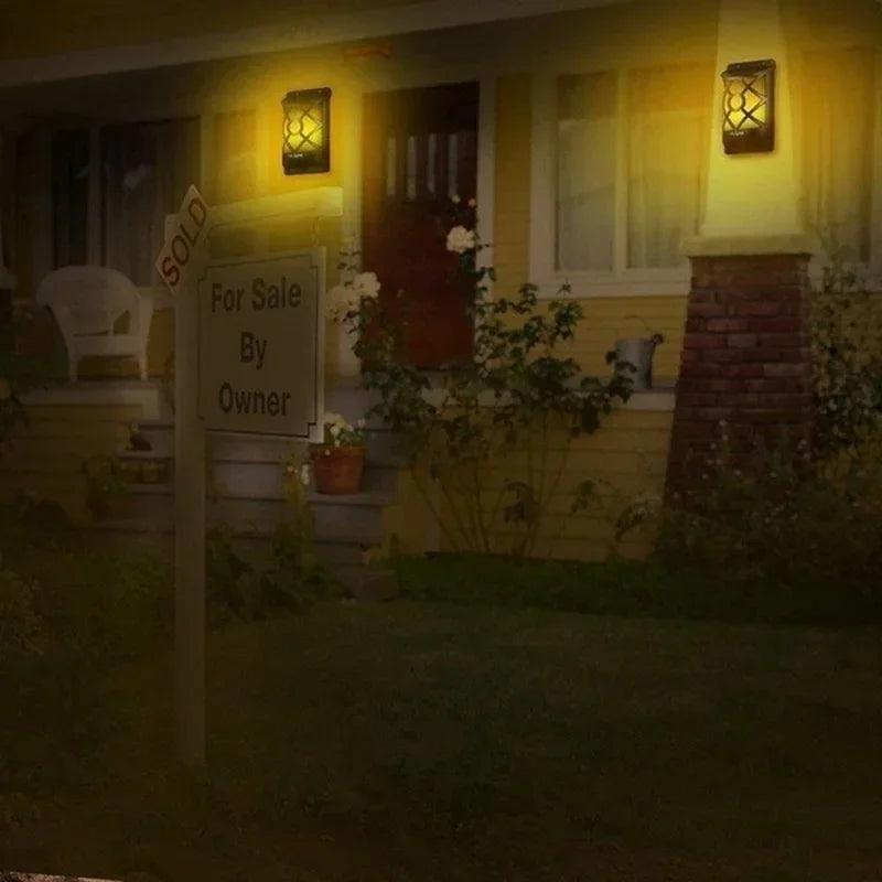 Luces Solares de Llama para Jardín, 96 LED