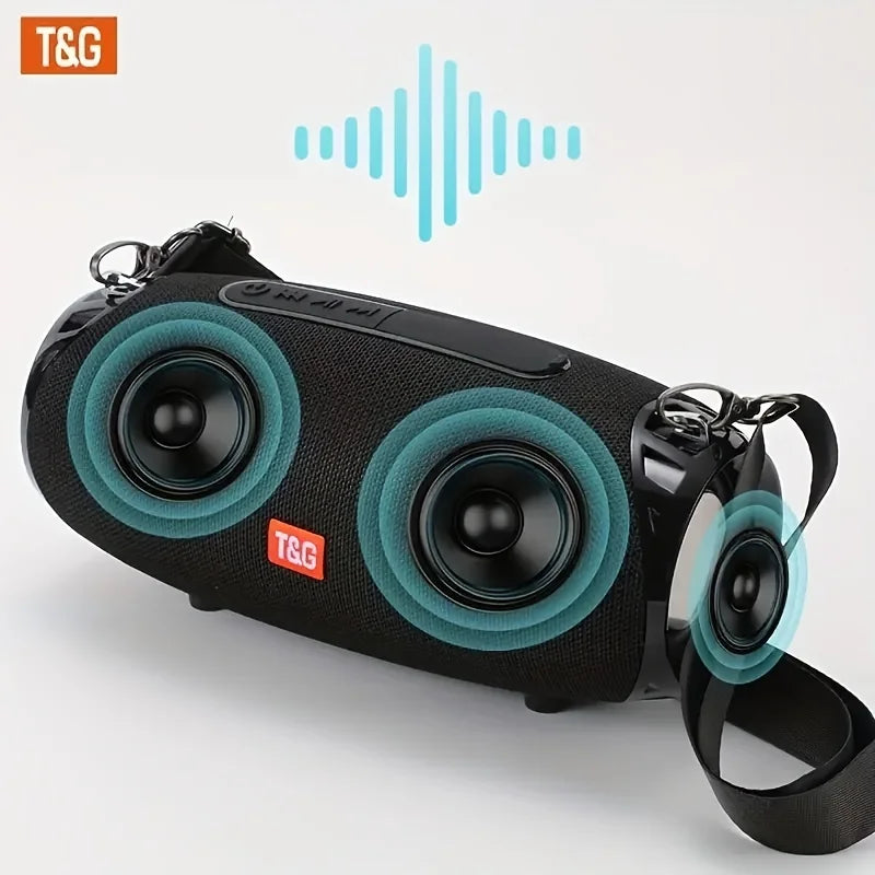 Subwoofer Caixa De Som Altavoz Bluetooth caja De sonido portátil música inalámbrico Woofer bajo ordenador PC TV Radio FM 10W potente grande