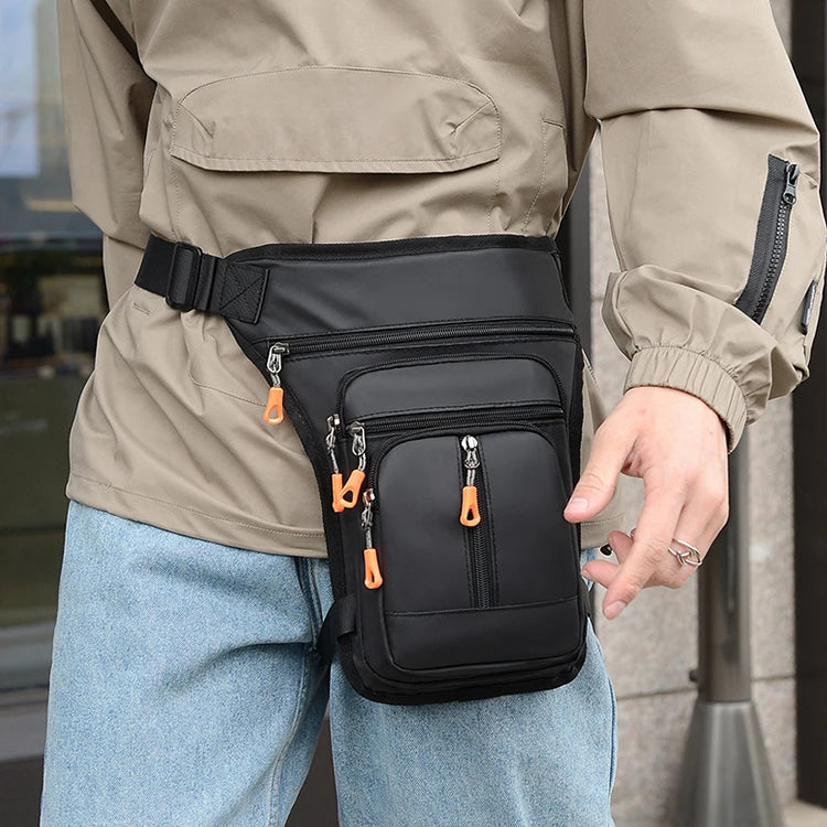 Bolso Bandolera para Pierna, Apto para Hombres y Mujeres, Bolso Táctico para Motociclistas, Bolso de Cintura