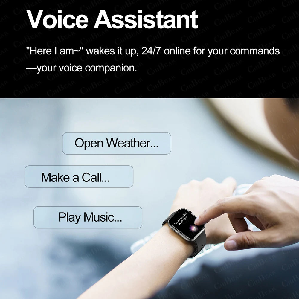 Reloj Inteligente con IA de Voz, IP68 y Llamadas Bluetooth