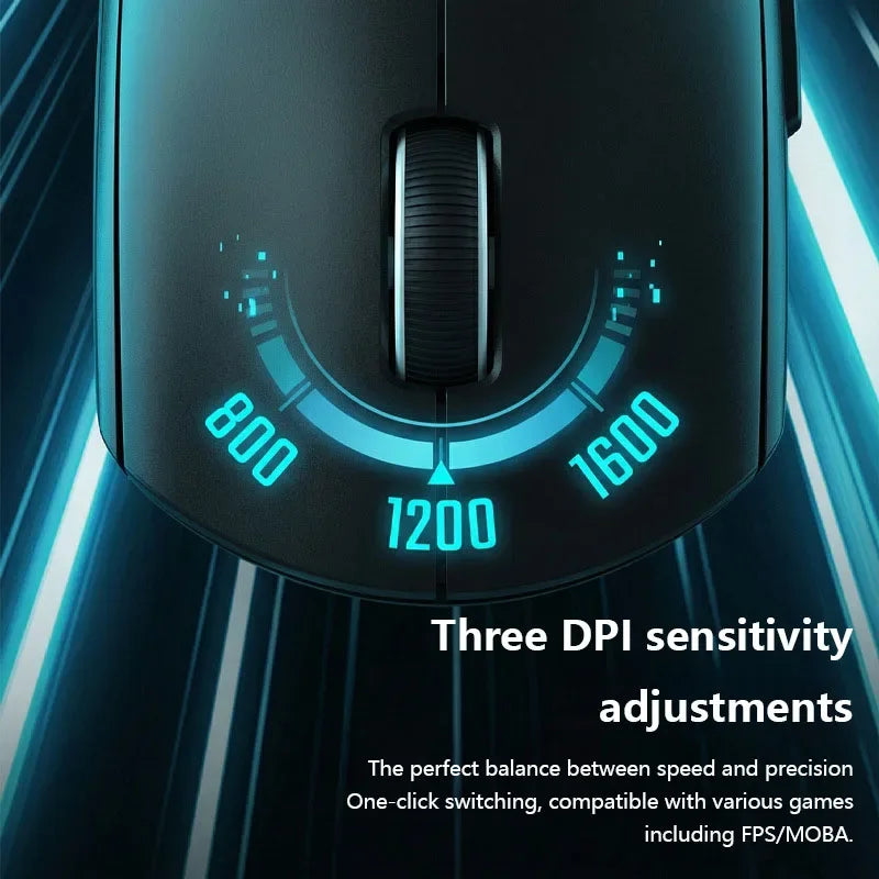 Mouse Inalámbrico Lenovo Dual Mode, Silencioso, Recargable, 1600 DPI
