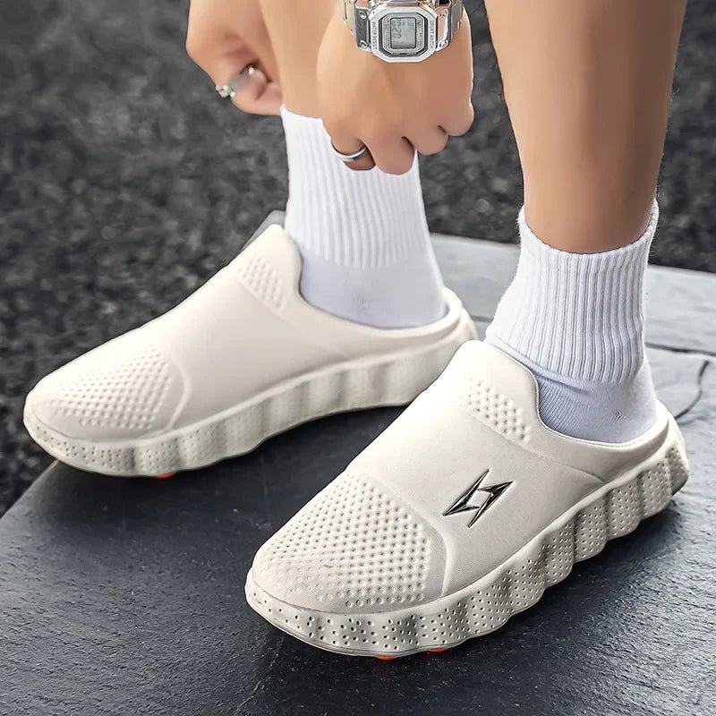 Mocasines casuales para hombre de tela transpirable y suela antideslizante
