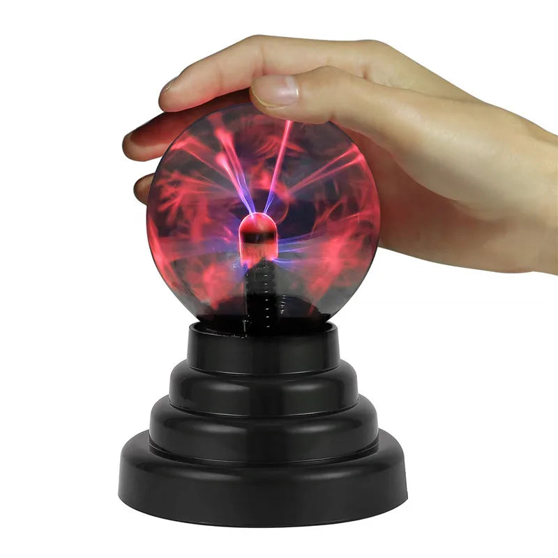 Lámpara bola de plasma táctil LED decorativa para dormitorio y fiestas