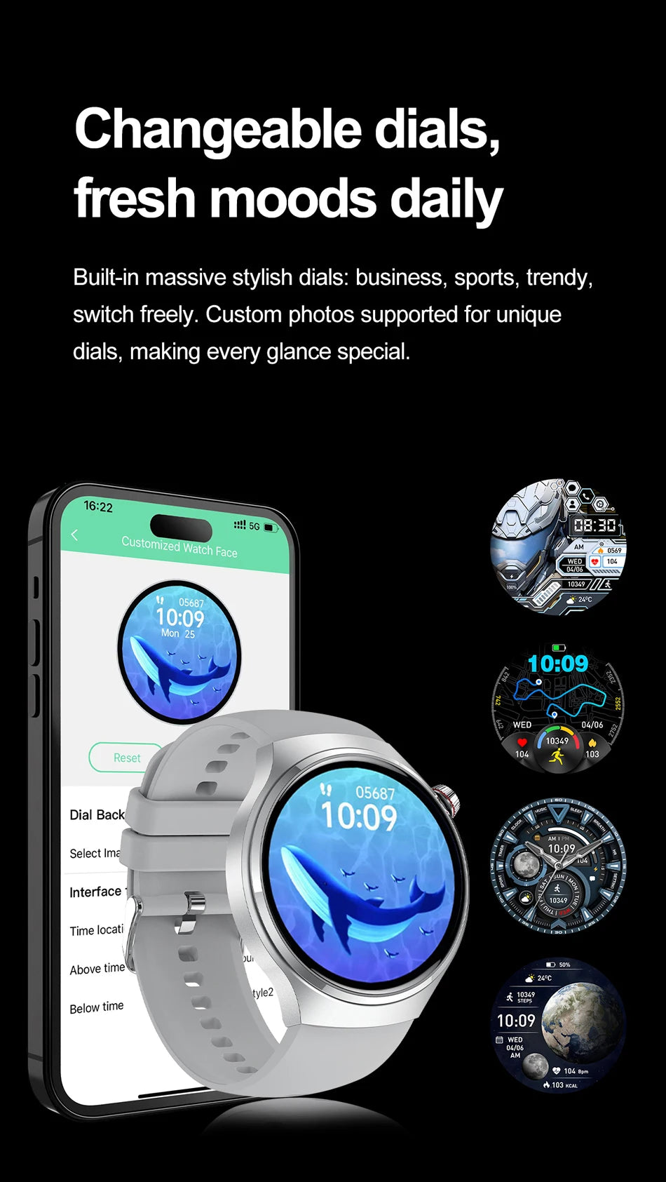 Watch 4 Pro Reloj Inteligente GPS IP68