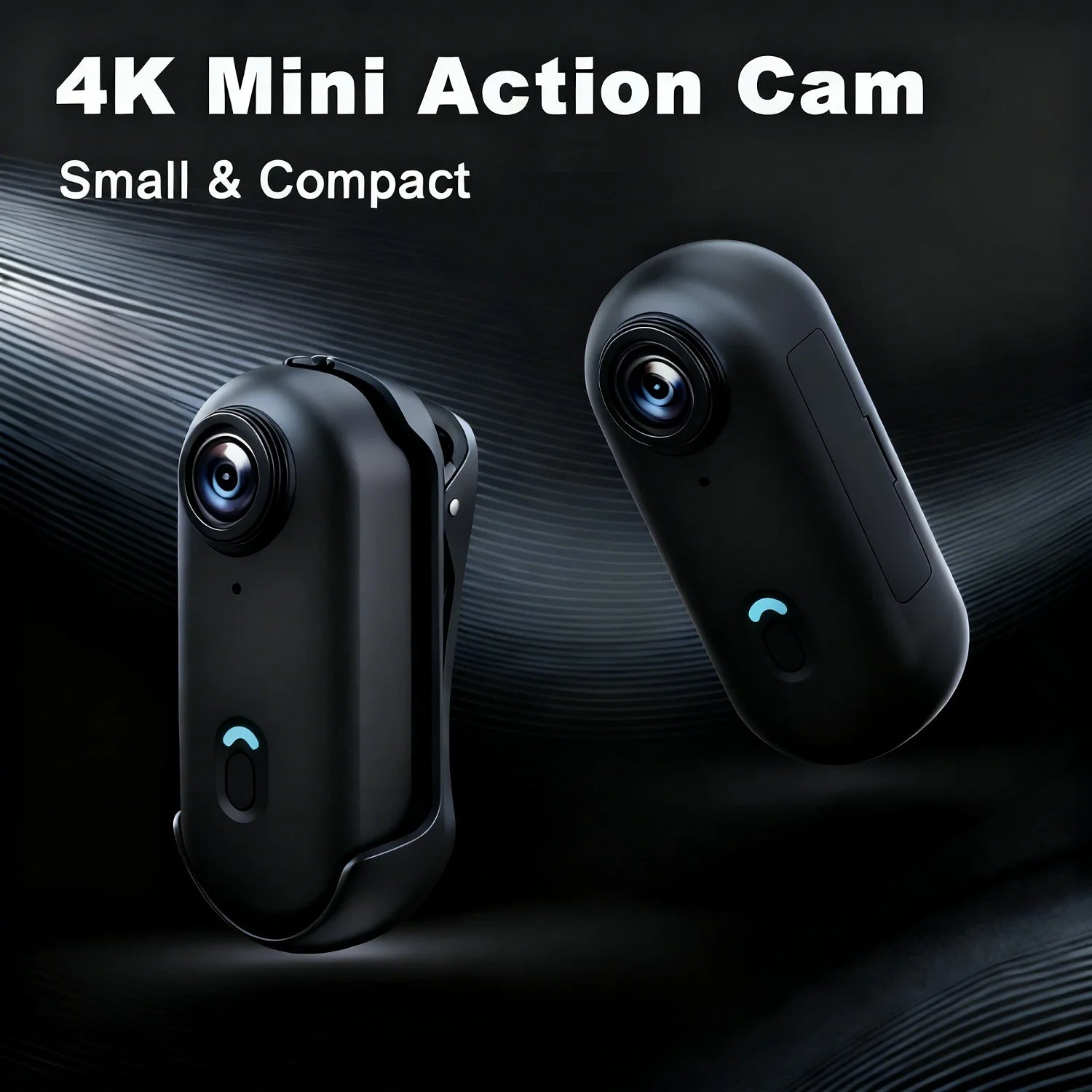 Mini cámara de acción 4K magnética POV con WiFi para deportes