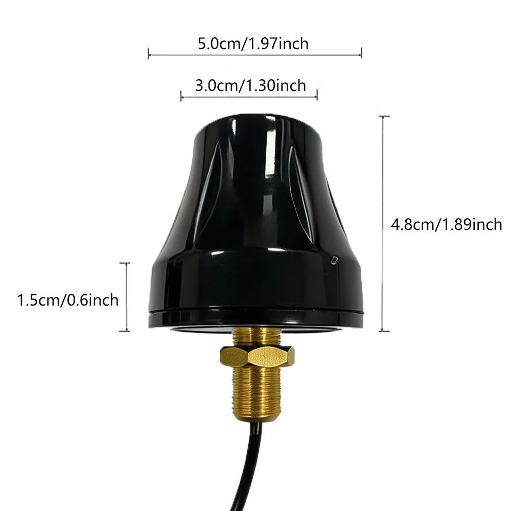 Antena WiFi omnidireccional exterior 5dBi doble banda 2,4/5,8 GHz, cable 3 m