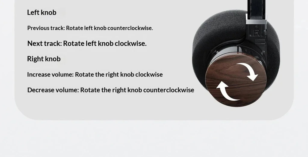 Auriculares Fiio Eh11 Retro Over-Ear Bluetooth con Controlador Dinámico Grande de 40 mm, Carcasa Mecánica, Auriculares con Audio de Alta Resolución Ldac