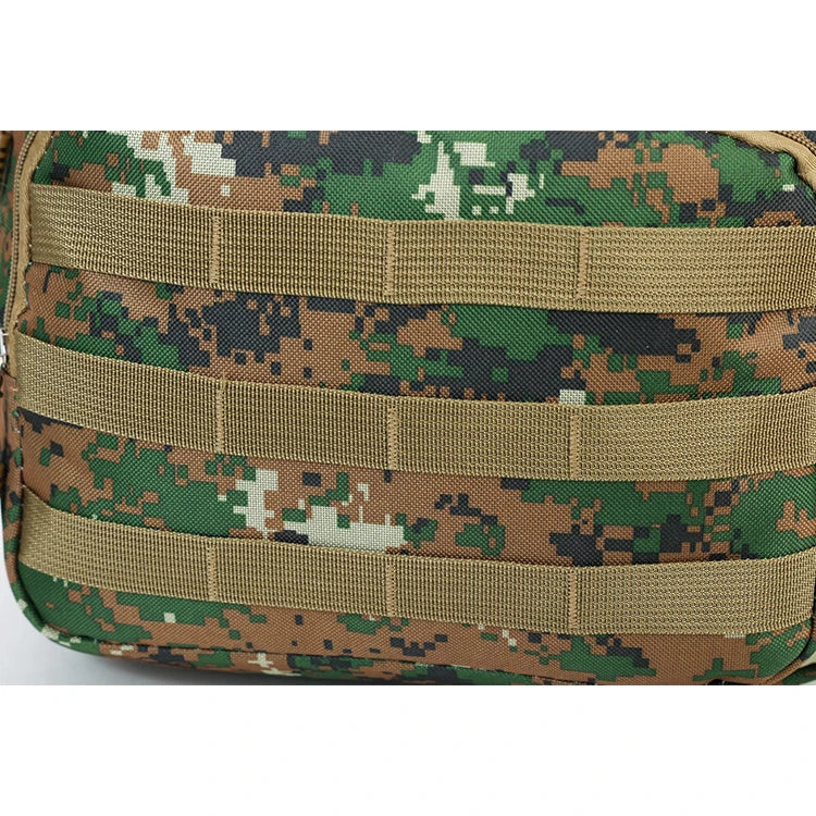 Mochila camuflaje de gran capacidad: cierre con cremallera, senderismo, viajes, mochila para aventuras al aire libre