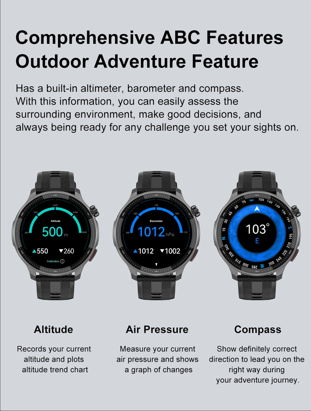 Reloj Inteligente 2026 con Mapa Sin Conexión, GPS Integrado, Posicionamiento Preciso, 4GB de Memoria, Brújula, Natación, Llamadas Bluetooth, Deportivo Militar para Hombre