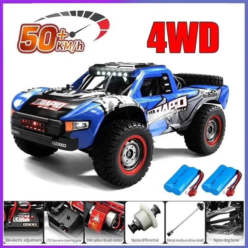 JJRC -Q130 sin escobillas de alta velocidad 70 KM/H4X4 todoterreno 2,4G 4WD Control remoto RC coche 4WD Racing Monster Racing Boy juguete para regalo 1:16