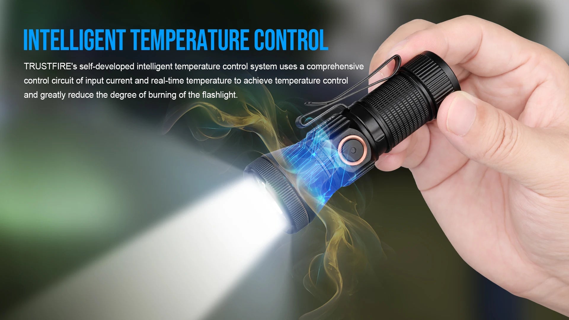 Linterna EDC Trustfire MT20 Recargable USB-C 1050 Lúmenes