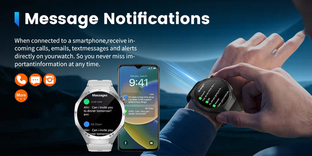 Nuevo watch5 Pro GPS NFC reloj inteligente hombres 360*360 pantalla AMOLED ritmo cardíaco Bluetooth llamada IP67 impermeable hombre Smartwatch 2025