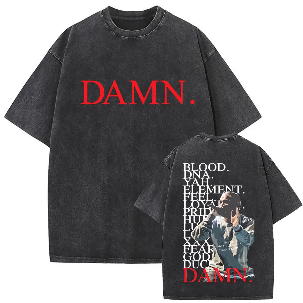 Camiseta Vintage Kendrick Lamar, Hip Hop Oversize, Unisex