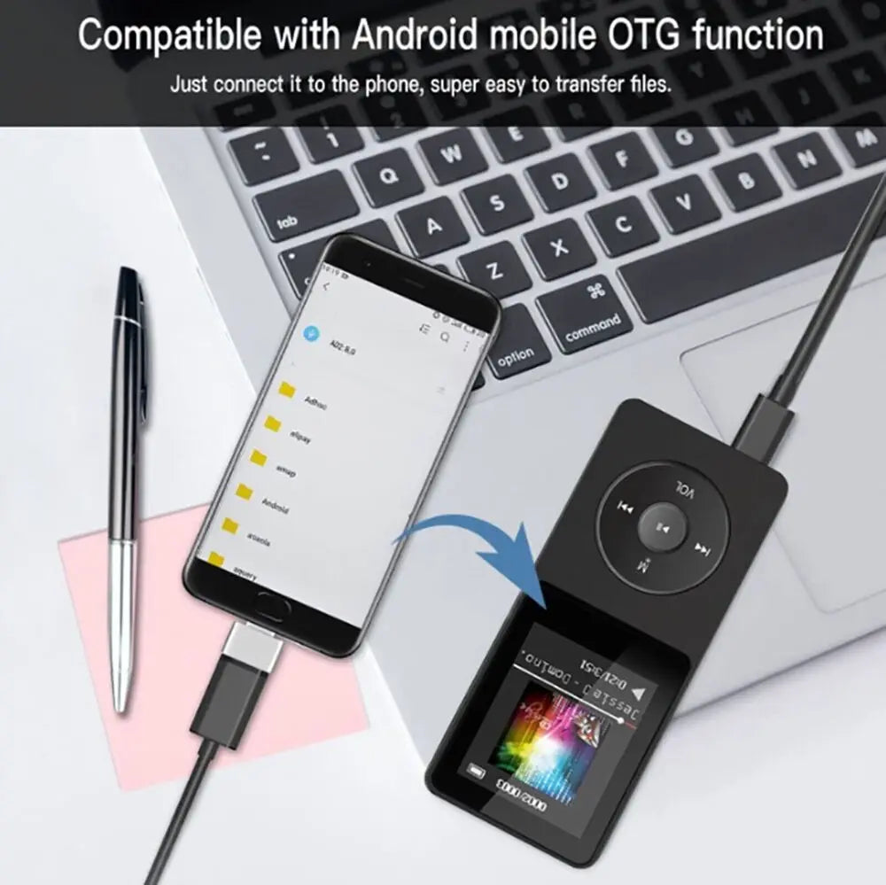 Reproductor MP3 MP4 Bluetooth con Pantalla TFT y E-book