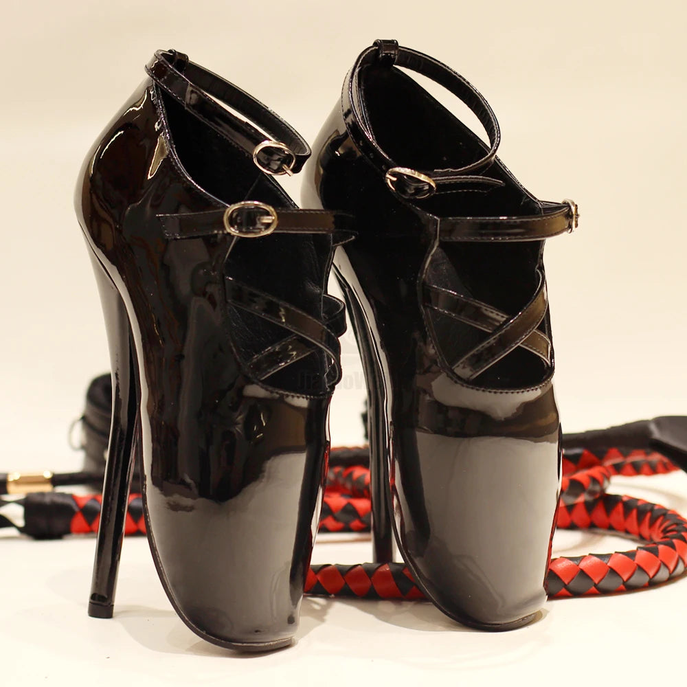 Zapatos de Ballet con Tacón Fino de Alto Extremo para Mujer