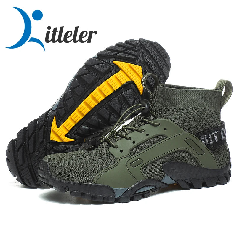Zapatillas Acuáticas para Hombre - Secado Rápido Antideslizantes Senderismo