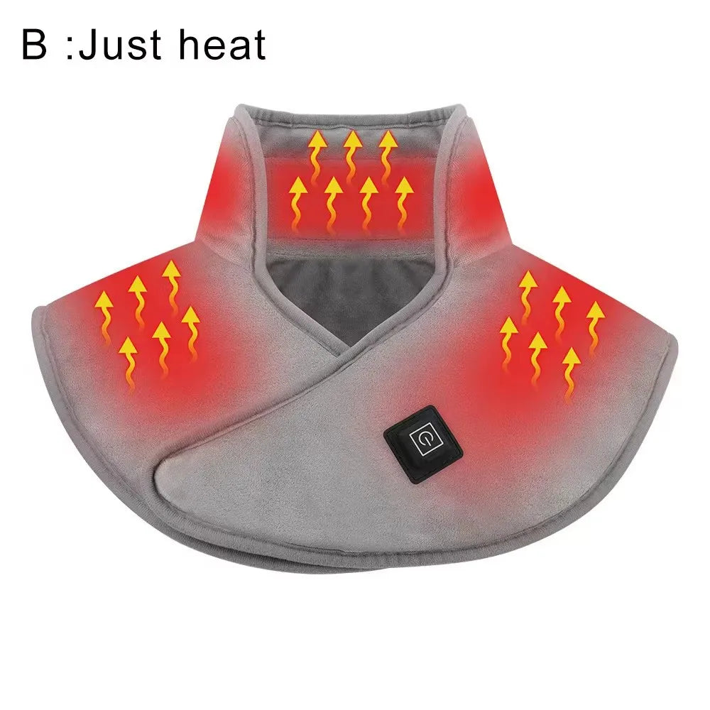 Almohadilla Térmica para Cuello y Hombros con Vibración