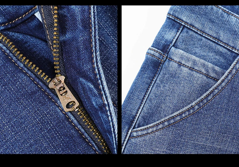 Pantalones Vaqueros de Invierno para Hombre, Terciopelo, Talla Grande 42-44