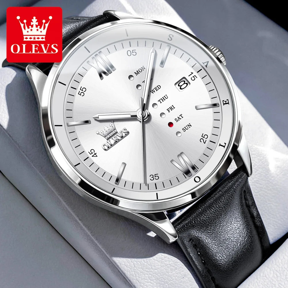 Reloj de Cuarzo OLEVS 2931 para Hombre con Movimiento Japonés