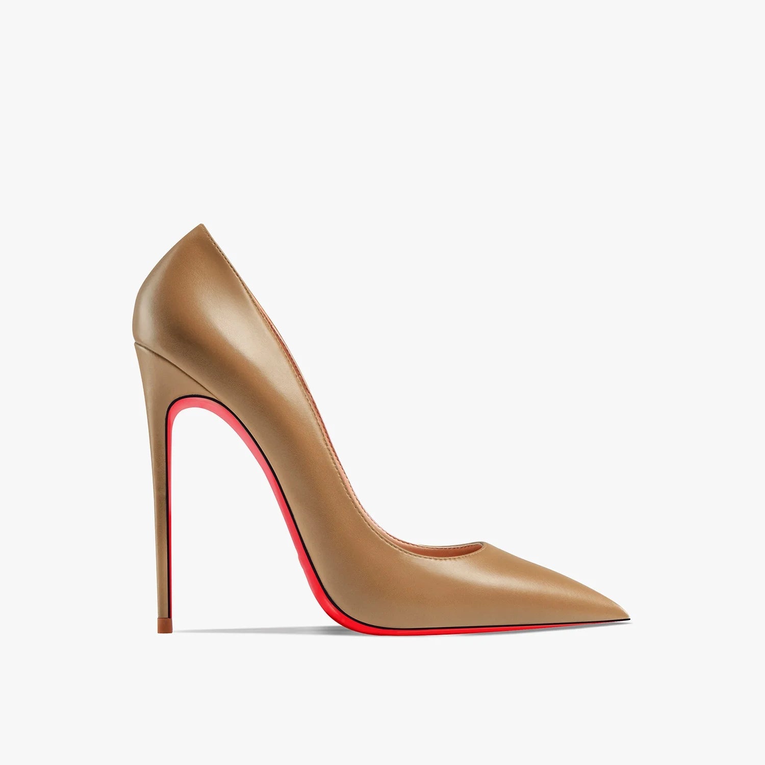Zapatos de Tacón Alto de Punta Fina para Mujer – Cuero Mate