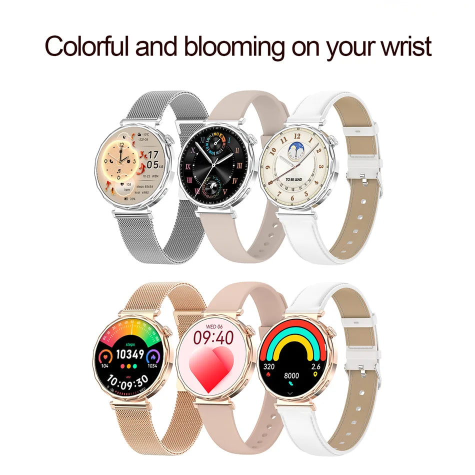 Reloj Inteligente Mujer AMOLED Bluetooth IP68