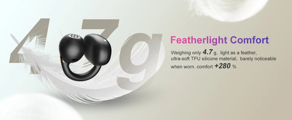 Ohayo A7 Auriculares Clip Bluetooth 5.4 IPX 40H