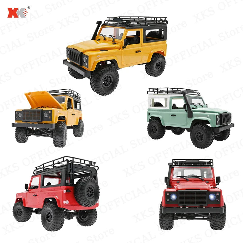 MN MN99S MN78 MN98 MN99 D90 1/12 RC coche 2,4G Control remoto 4X4 todoterreno luz LED 4WD escalada RC camión coche de juguete regalo para niño