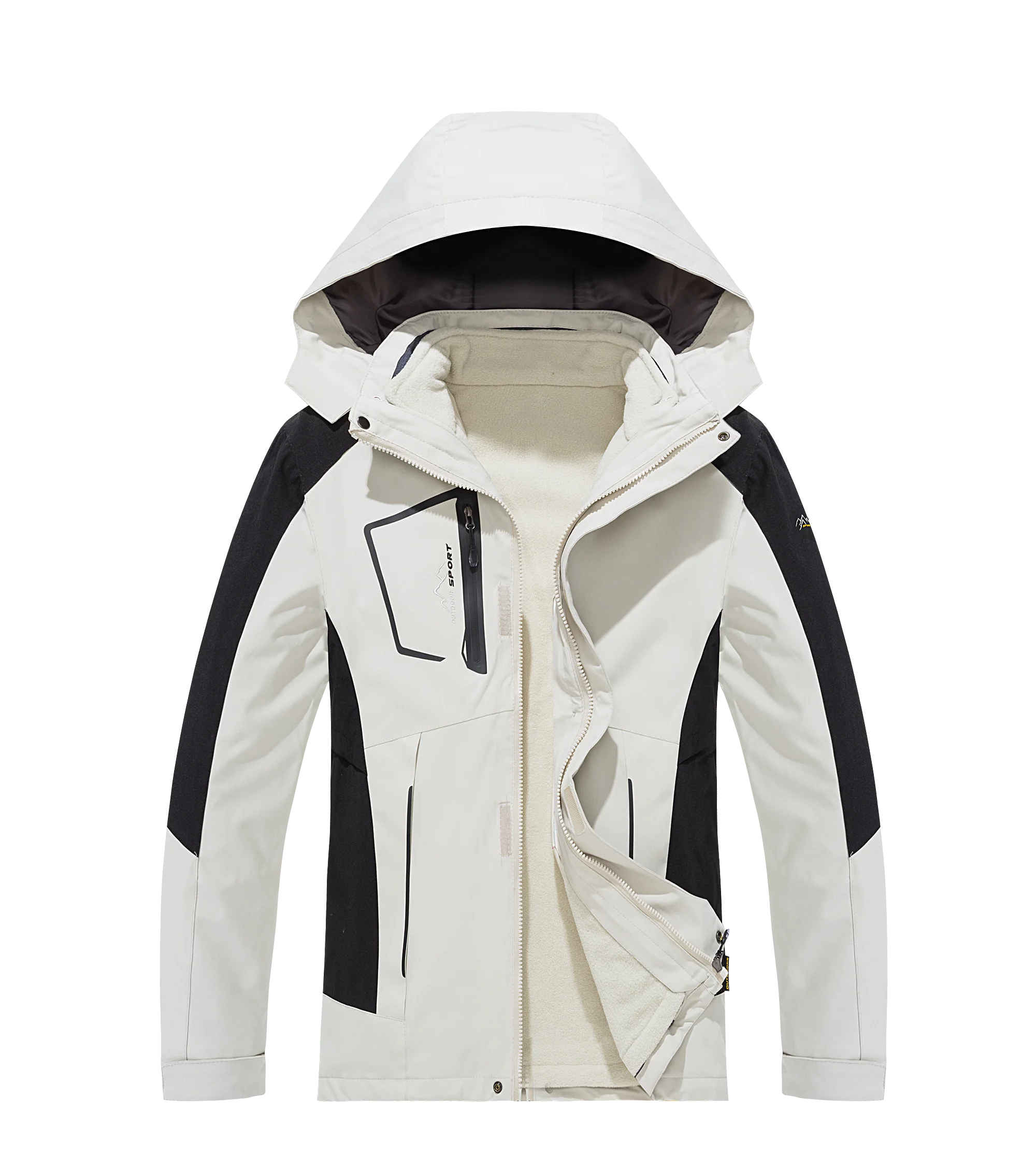 Conjunto de Esquí 3 en 1 para Mujer Chaqueta Impermeable