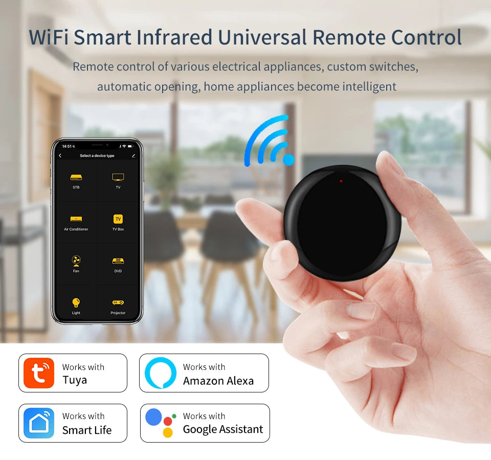 Control Remoto Universal WiFi IR para Aire Acondicionado