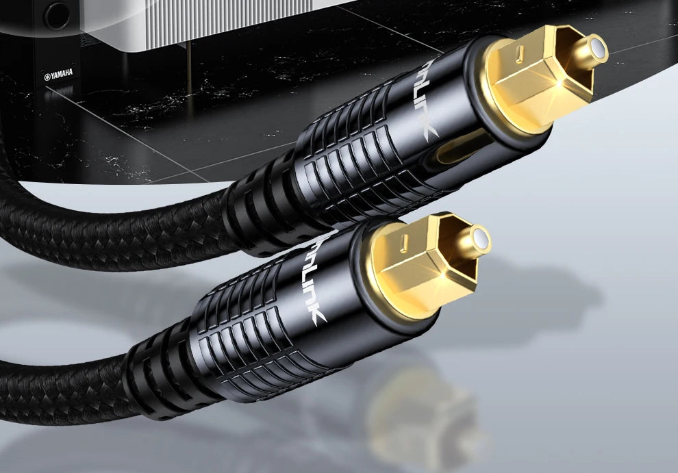 Unnlink SPDIF Cable de Audio óptico Digital HIFI 5,1 Toslink Cable para TV box PS4 altavoz Blu-ray Xbox 360 amplificador Subwoofer