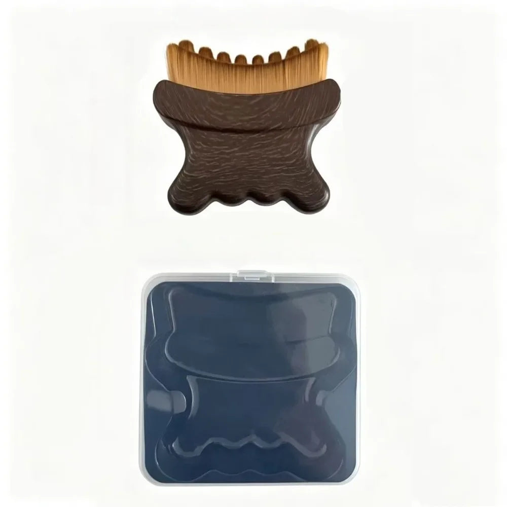 Cepillo Facial para Contorno Linfático, Herramienta Antihinchazón, Masajeador Suave para la Línea de la Mandíbula, Drenaje Linfático, Diseño Ergonómico