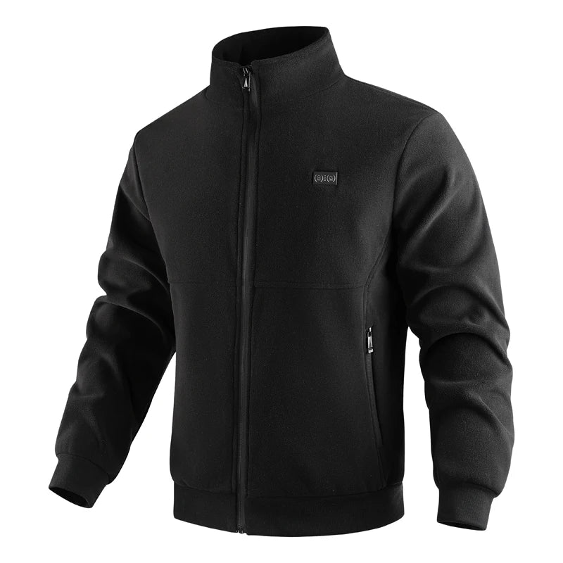 Chaqueta Calefaccionada de 8 Zonas para Hombre y Mujer, Lana Polar