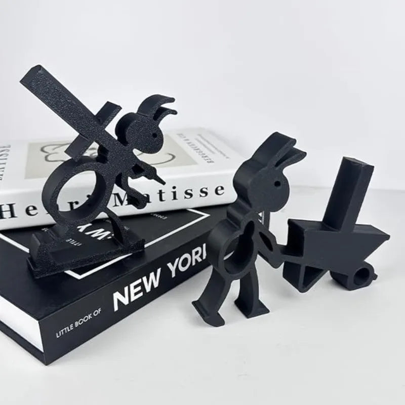 Portarrollos de Papel Higiénico con Forma de Hormiga Impreso en 3D, Bonito y Sencillo Portarrollos de Papel con Diseño de Animal