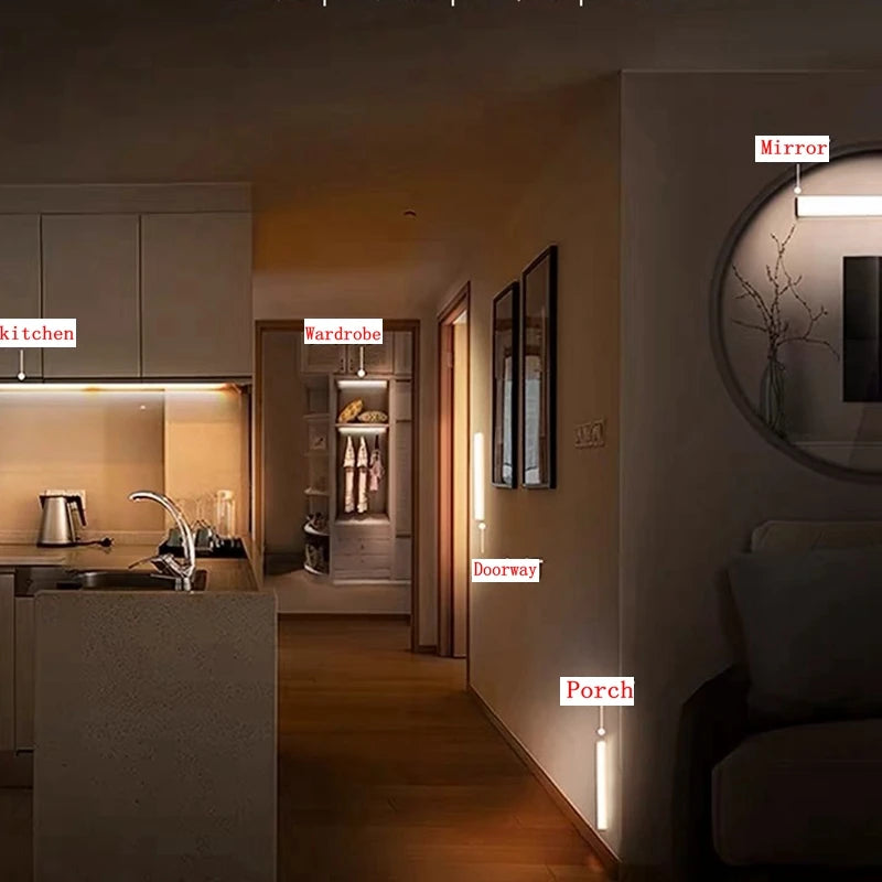 Luces LED con Sensor de Movimiento para Armario