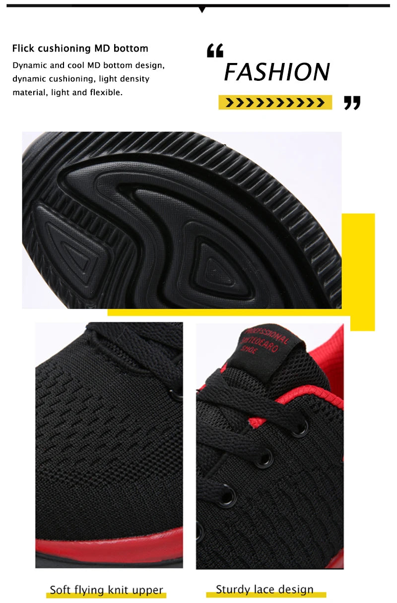 YRZL Zapatillas de deporte para hombre, zapatillas deportivas ligeras, zapatos informales transpirables de malla clásica, zapatos antideslizantes de moda para hombre