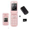Mafam F899 Senior Flip Feature Phone Dos pantallas 2 Sim Botón grande SOS Dial Antorcha Clamshell Móvil Estilo retro 15 días Larga modo de reposo