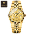Reloj de Cuarzo BINBOND para Hombre, Esfera Luminosa, Acero Inoxidable
