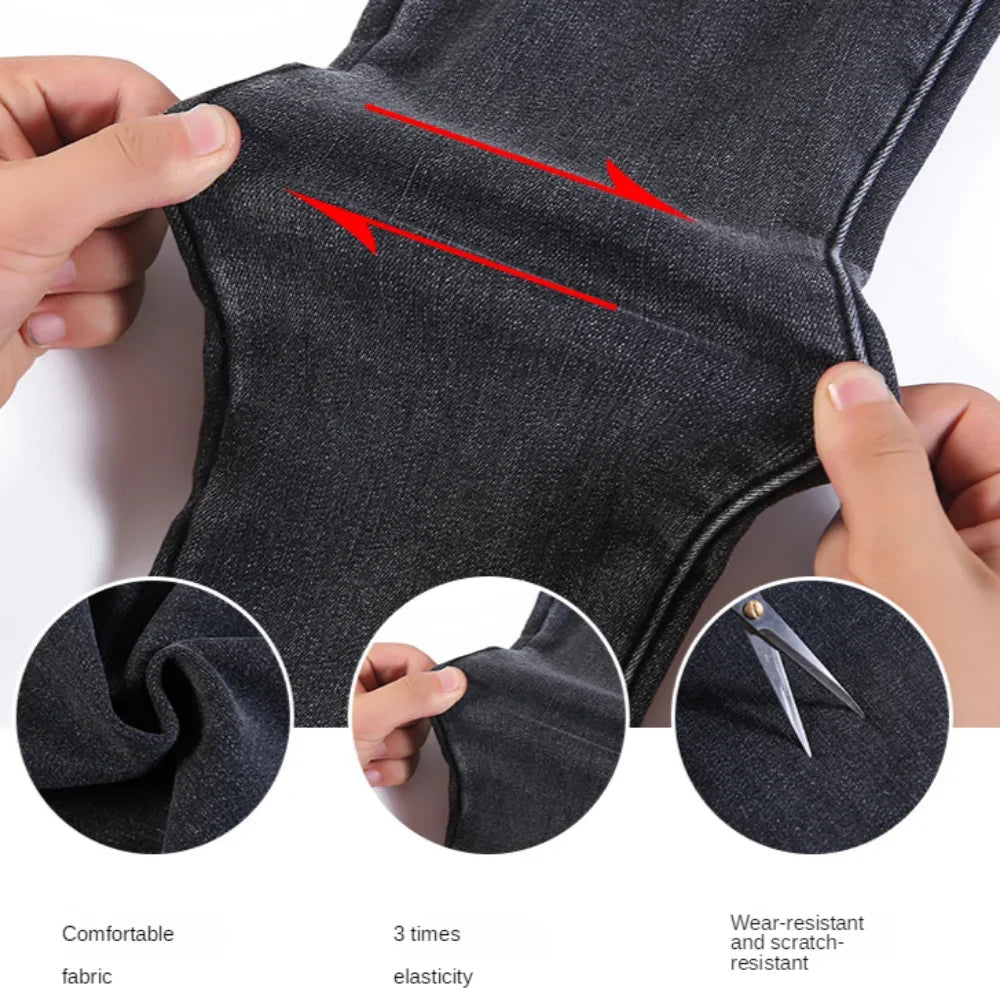 Pantalones Vaqueros Ajustados de Terciopelo para Mujer, Cintura Alta, Invierno