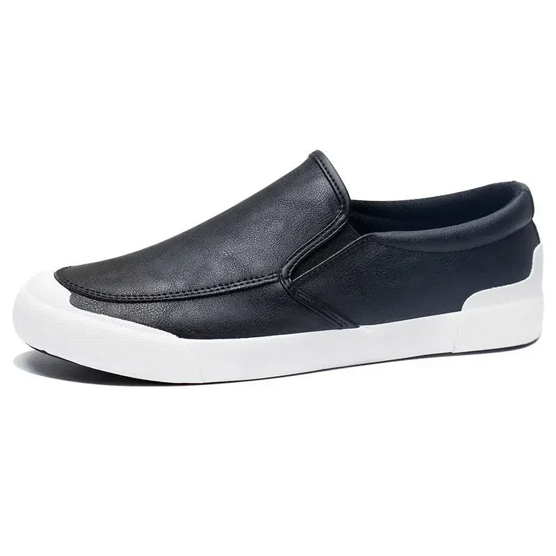 Nuevo en zapatos informales para hombre, sin cordones, talla 45, liquidación barata, elegantes, tendencia 20225, zapatos de cuero elegantes para hombre, clásicos y originales