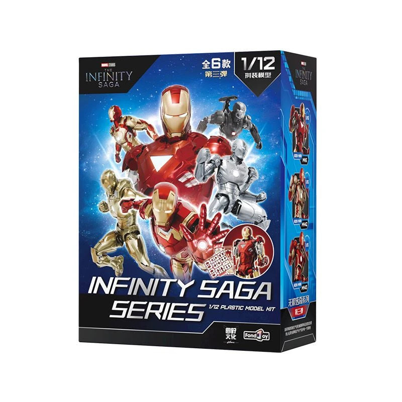 En Stock Fondjoy The Infinity Saga Avengers Iron Man Tony Stark Mk21 Mk42 Mk2 Mk6 Mk43 War Machine ‌   Figura de acción, modelo de juguete, regalo