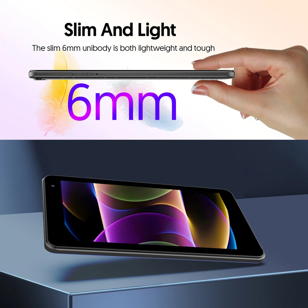 Tablet Android 15 BAKEN 7 pulgadas 8GB RAM 32GB IPS Quad Core