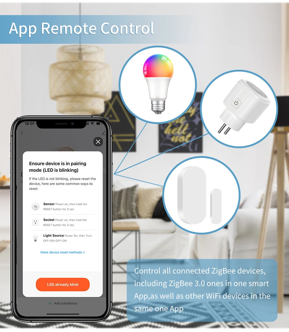 Puente de Enlace Inteligente Tuya Bluetooth para Hogar